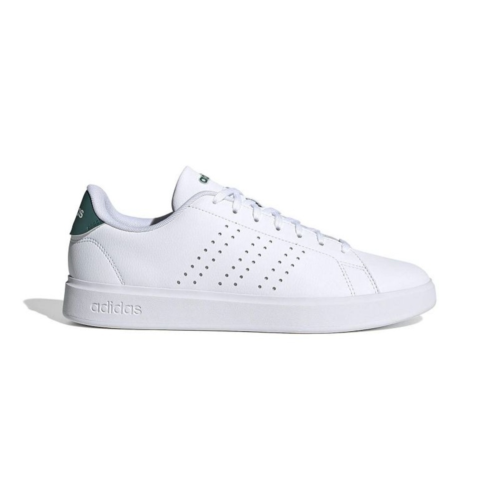 Adidas Men’s Advantage 2.0 White Black Green Sneakers 10